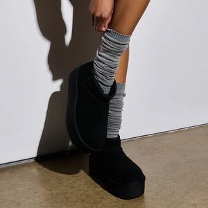 Black UGG Classic Ultra Mini Platform Bootie